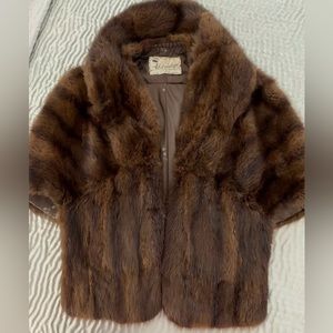 Women’s vintage mink wrap one size
